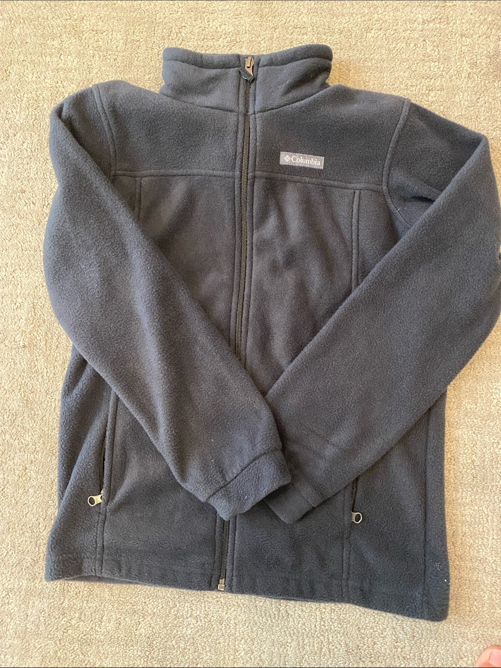 Columbia Kids Navy Blue Full-Zip Fleece Jacket